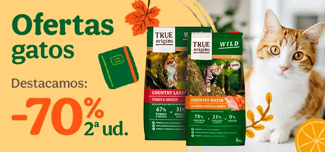 True Origins Wild: 70% dto en la 2ª ud de pienso para gato.
