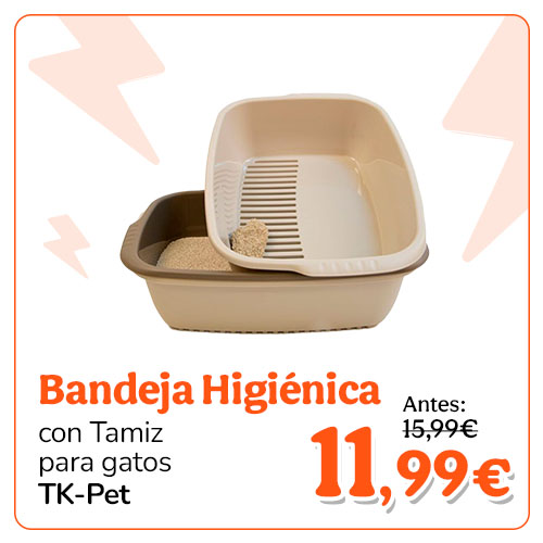 Arenero con Tamiz para gatos