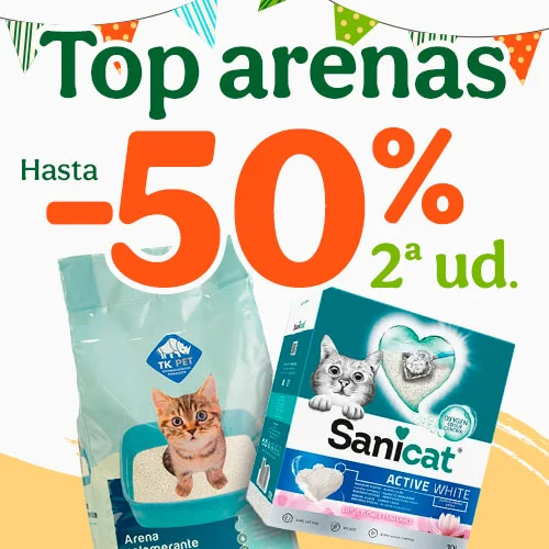 Top Arenas: Hasta 50% en la 2ª ud.
