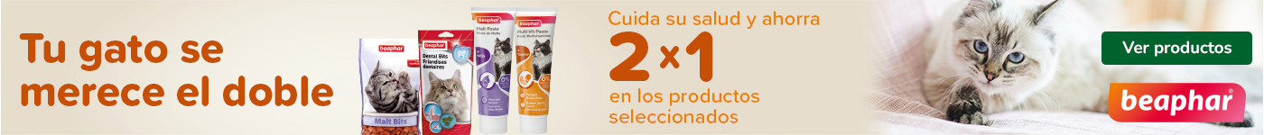 Beaphar: 2x1 en snacks para gatos.