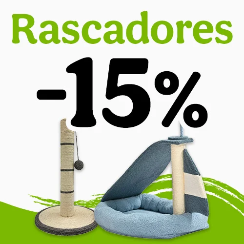 15% dto en rascadores para tu gato.