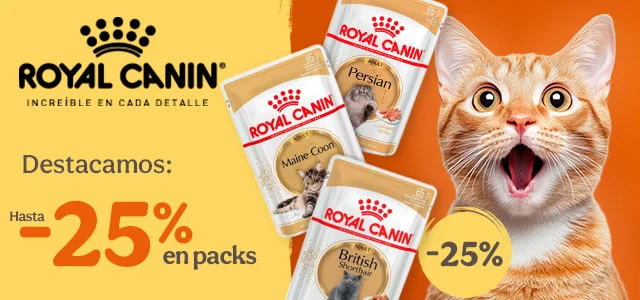 Royal Canin Michimania: 25% dto en packs de comida húmeda para gatos.