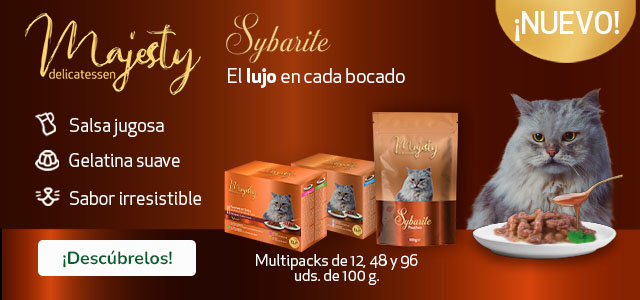 ¡Novedad! Majesty Sybarite: Comida húmeda para gatos.