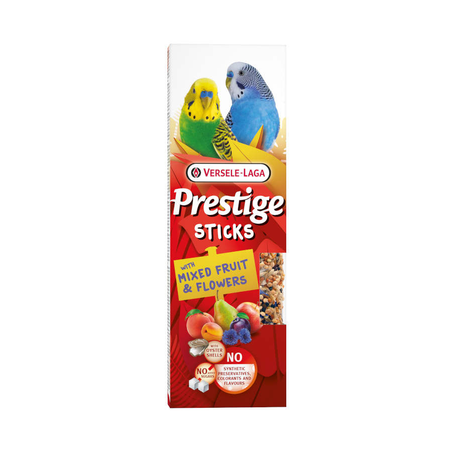 Versele-Laga Prestige Sticks Mezcla de Frutas y Flores para periquitos