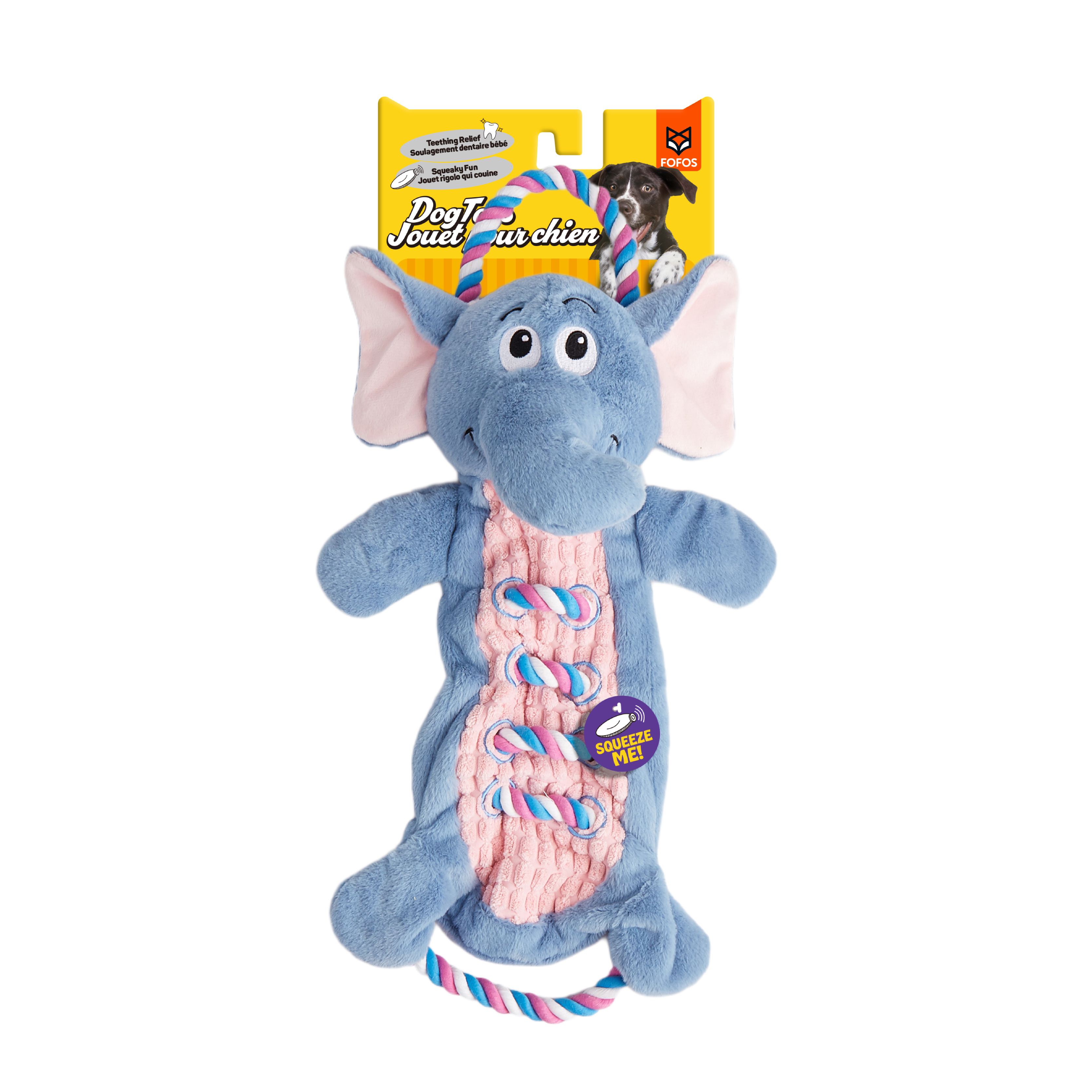 Juguete para Perro Elefante con Cuerda