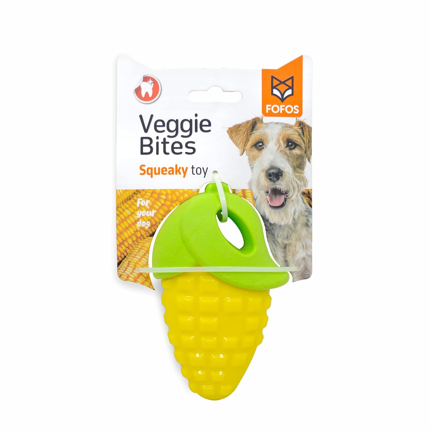 FOFOS | Juguete Interactivo (Flotante) Maíz S - Para Perro