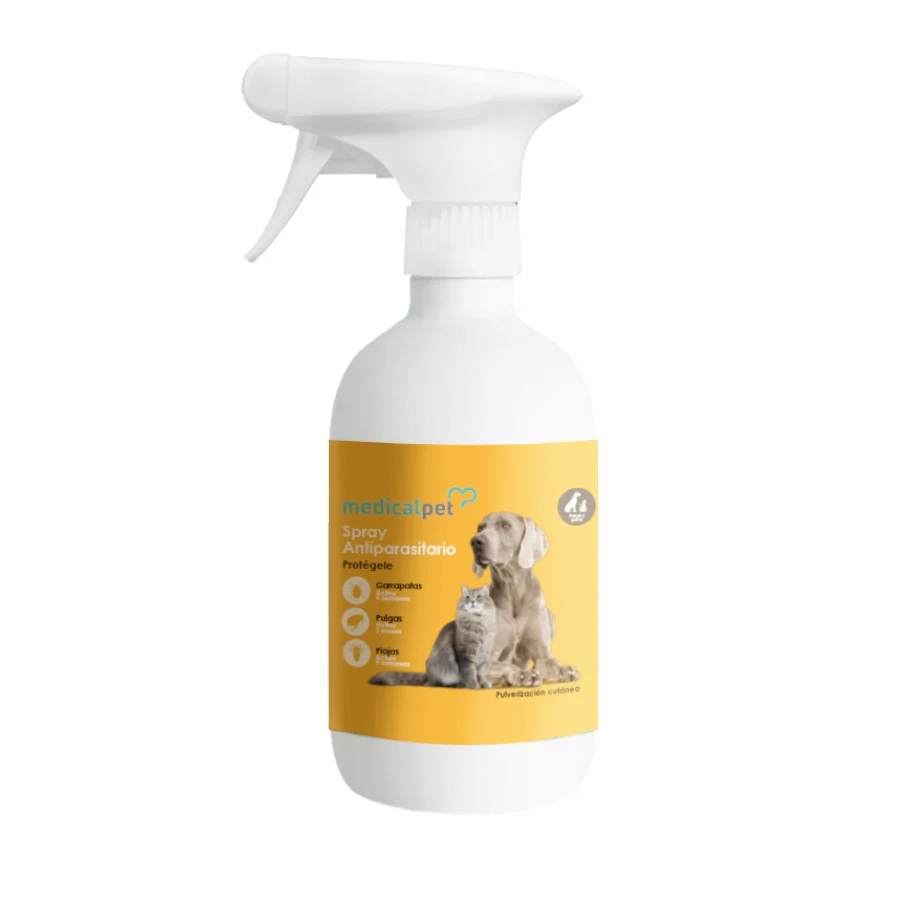 Medicalpet Spray antiparasitario para perros y gatos