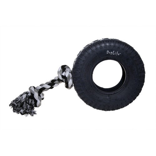 Juguete diseño de neumático para perro color Negro, , large image number null