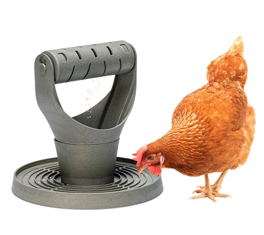 Comedero Torre de Juegos para Gallinas – Comedero antiestrés para Gallinas – Torre de Juegos para Aves de Corral