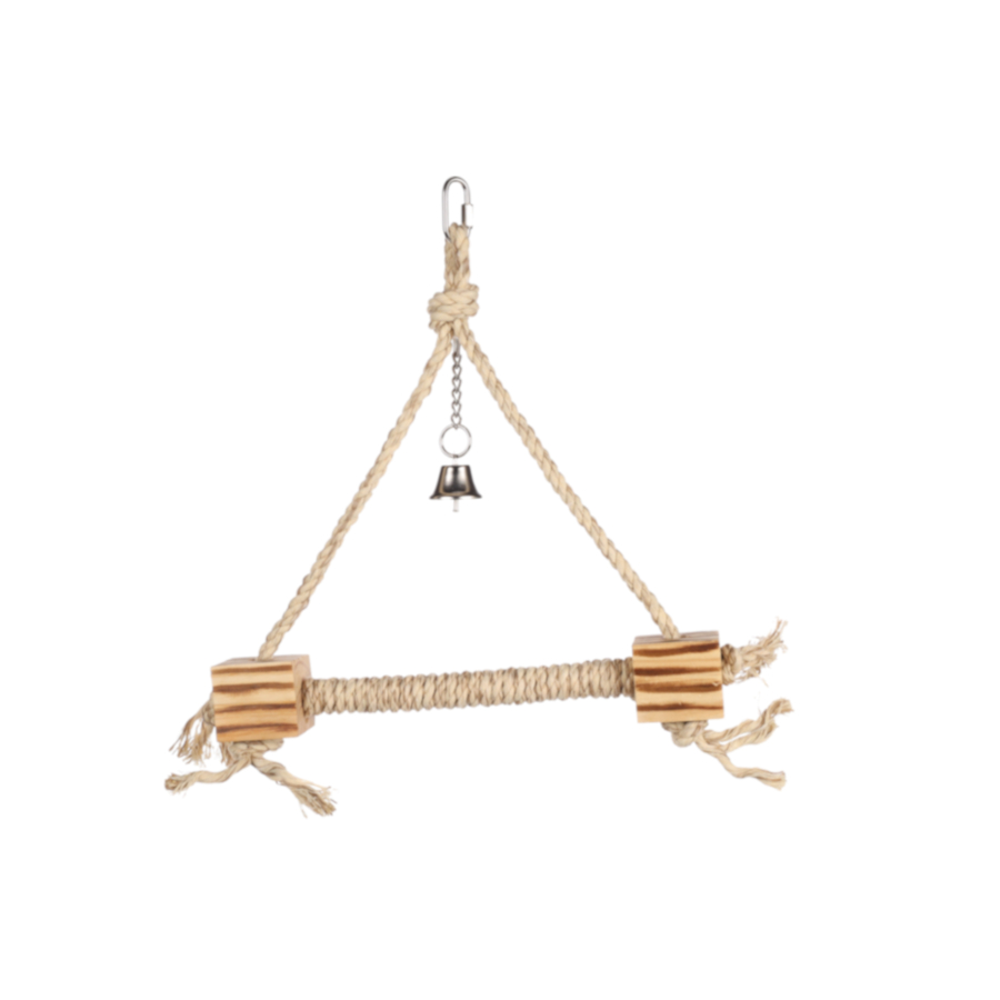 Flamingo Columpio con Cordón juguete para periquitos