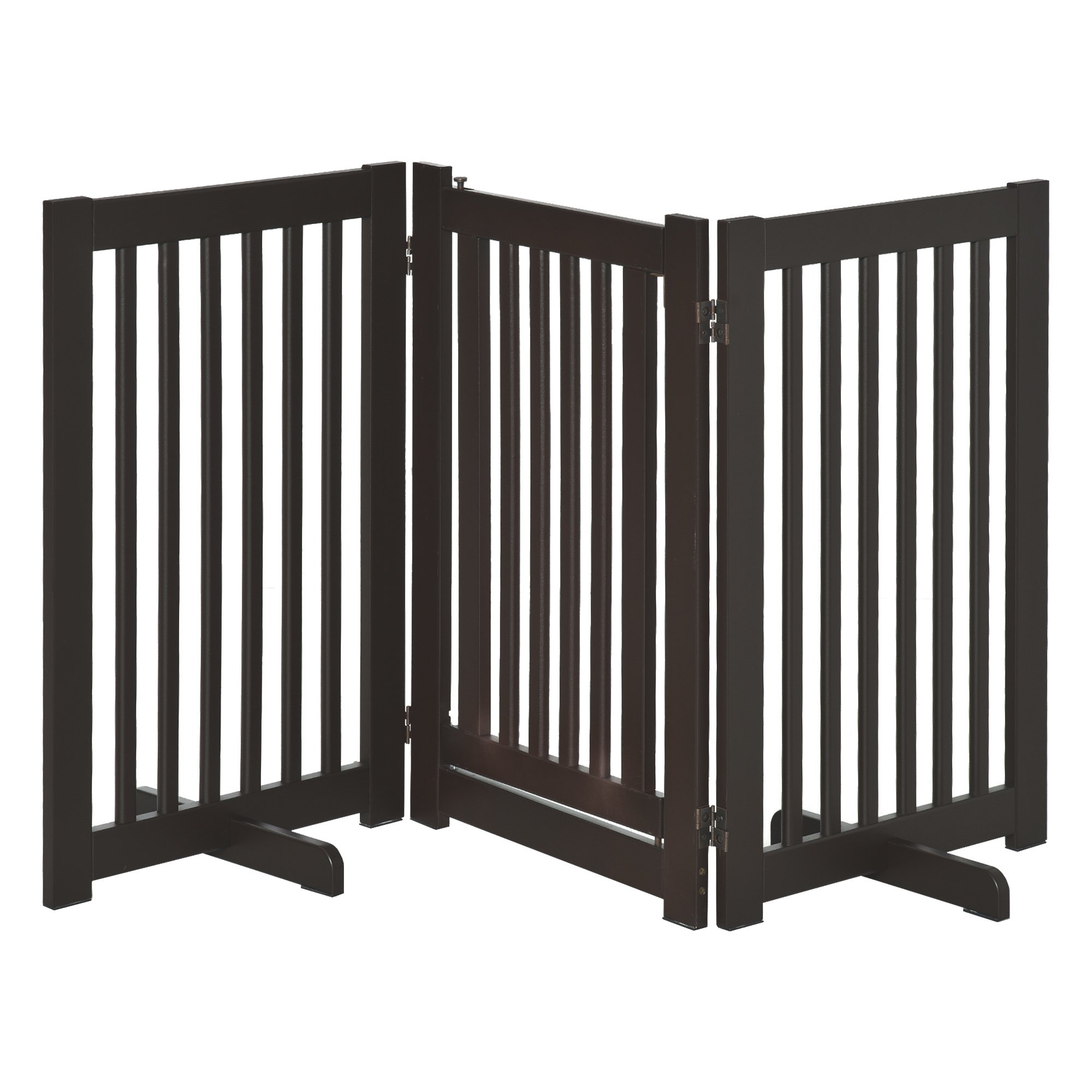 PawHut Barrera de Seguridad Café