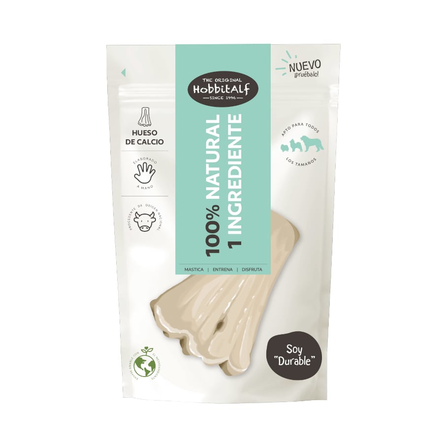 1 ud. Hobbitalf Hueso de Calcio para perros