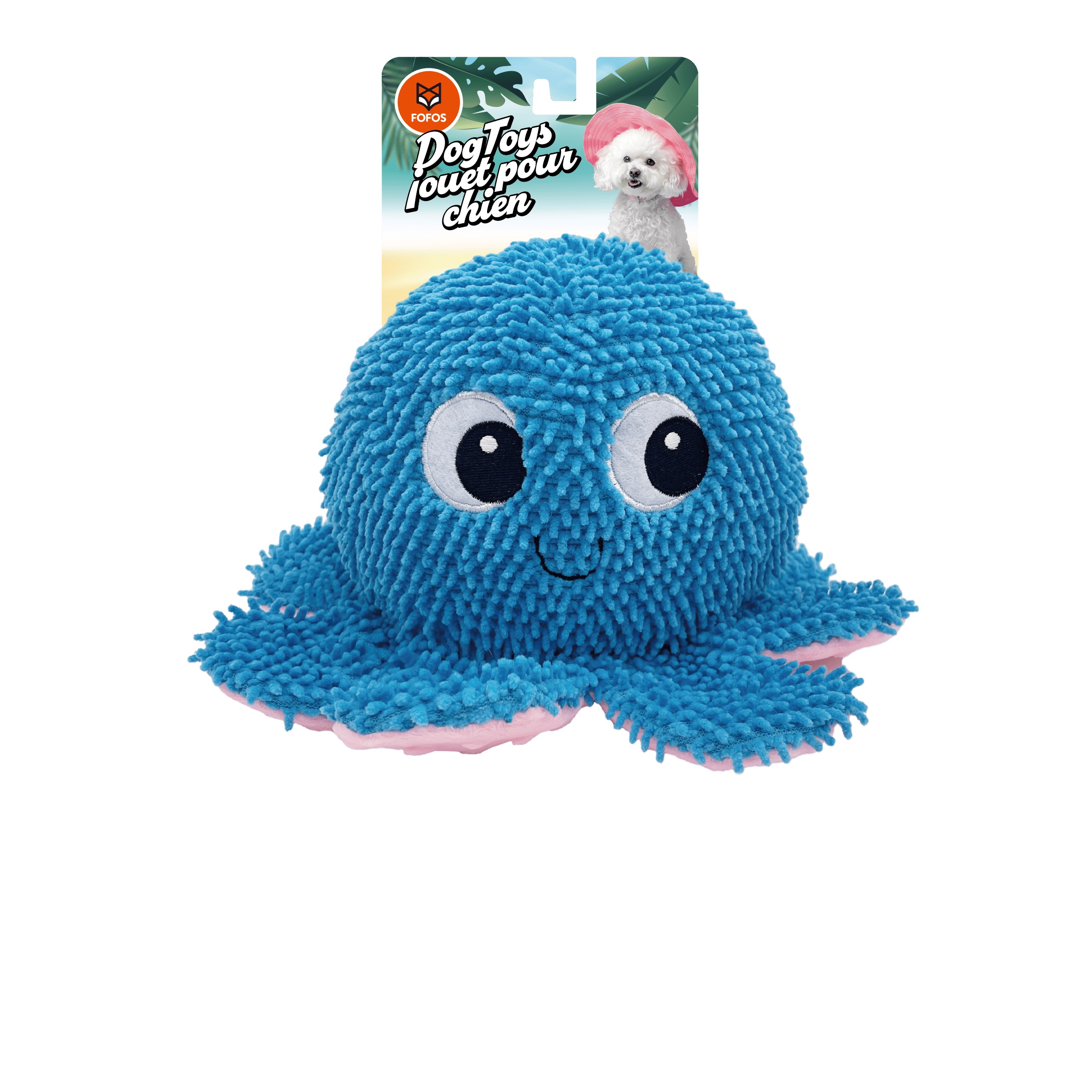 FOFOS | Peluche Pulpo Resistente y Suave con Sonido – Para Perro