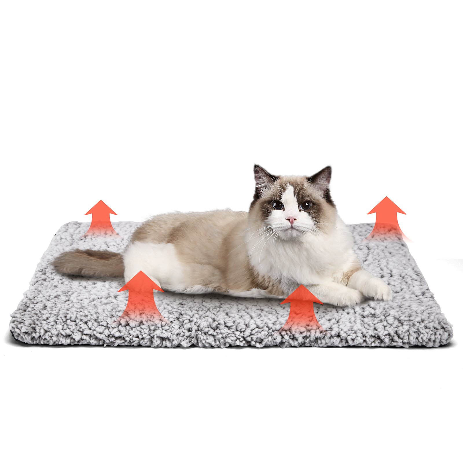 Nobleza Manta Térmica para Gato, Manta Autocalentable para Gatos y Perros - sin Electricidad y baterías,Cojín de Calor Lavable, 50 x 70cm