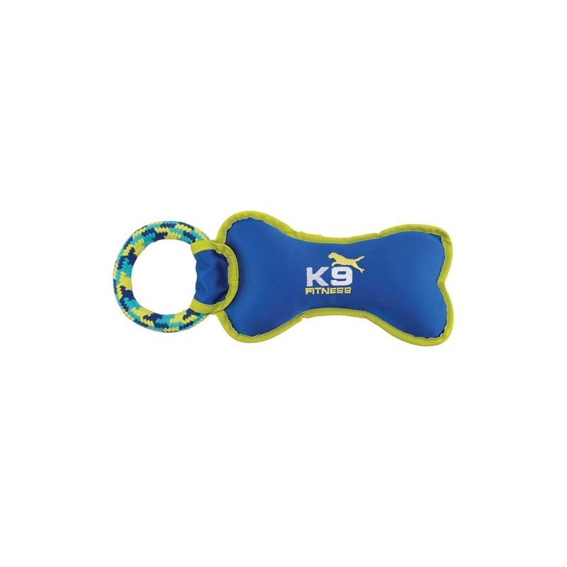Juguete hueso con tirador de nylon resistente para perros Zeus Fitness , 30 cm