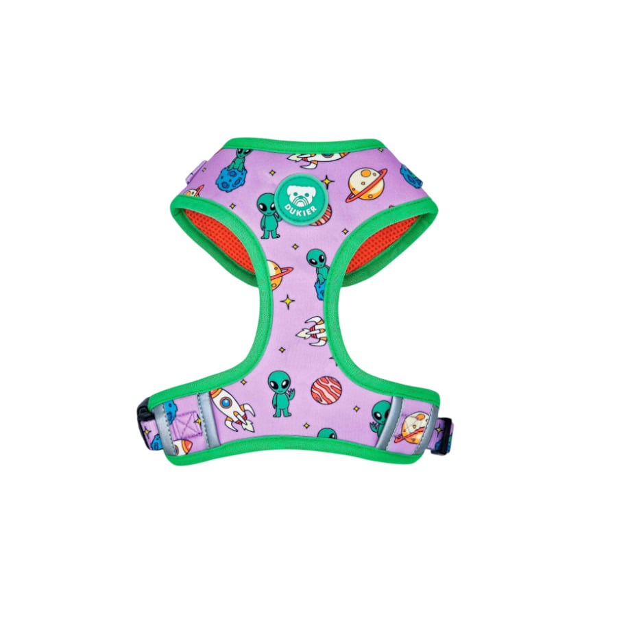 Dukier Arnés Antitirones Estampado Alien para perros