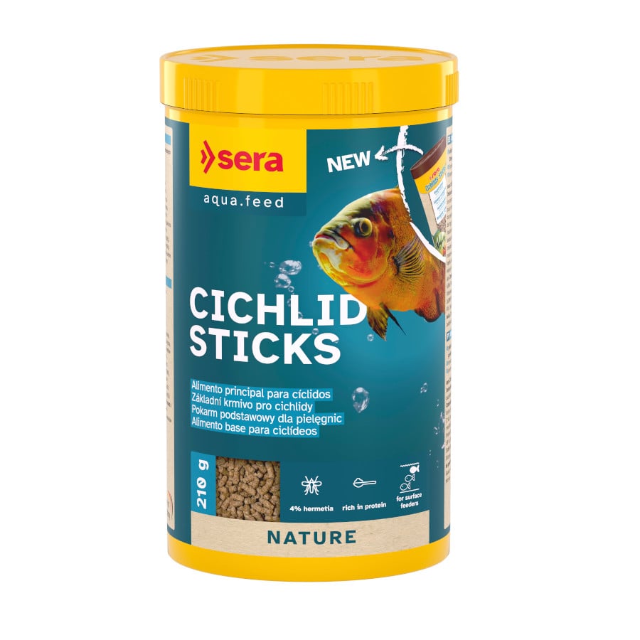 1 L Sera Cichlid Nature Sticks para peces