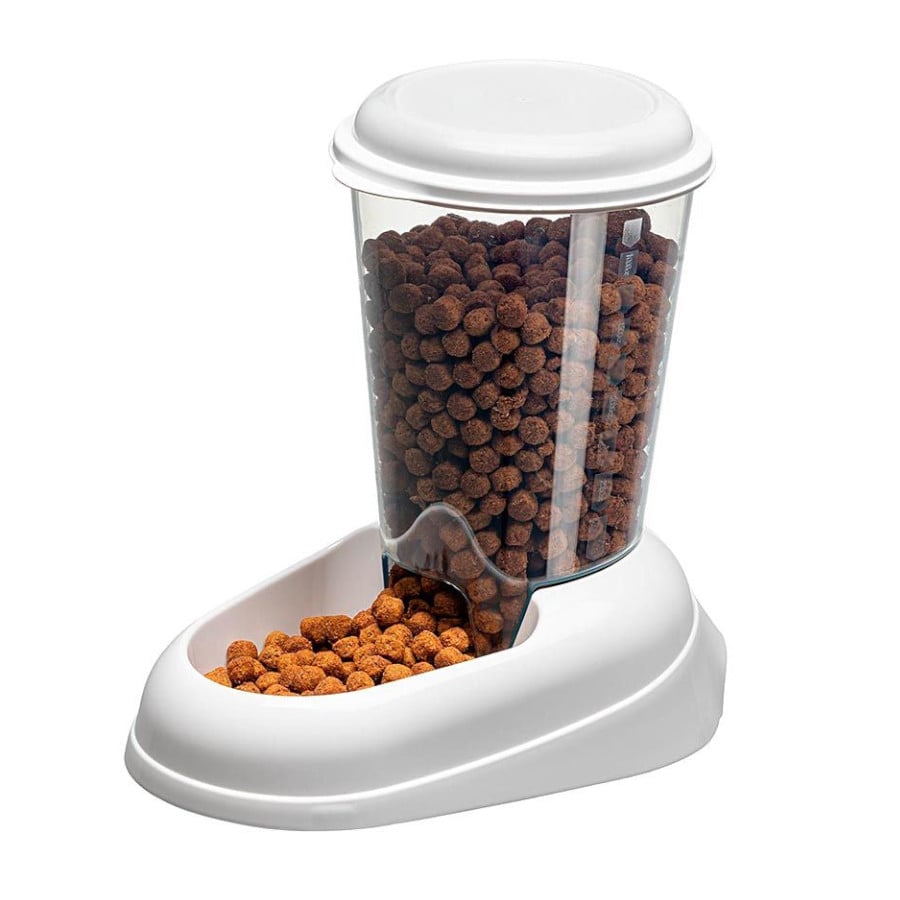 Dispensador de pienso Ferplast Zenith 3 L para gatos y perros pequeños