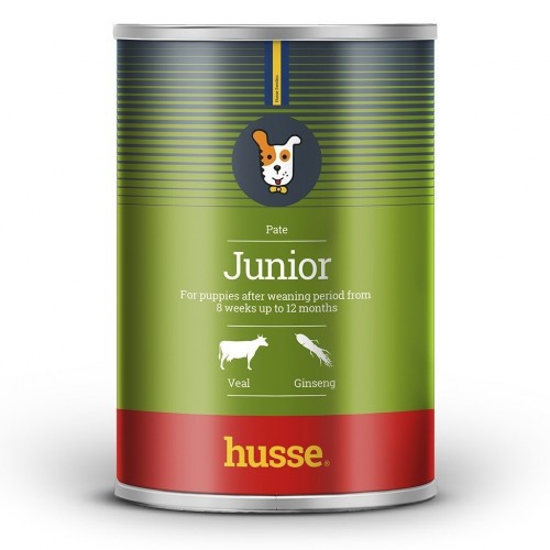 Paté  Husse para cachorros Junior de ternera y ginseng, , large image number null