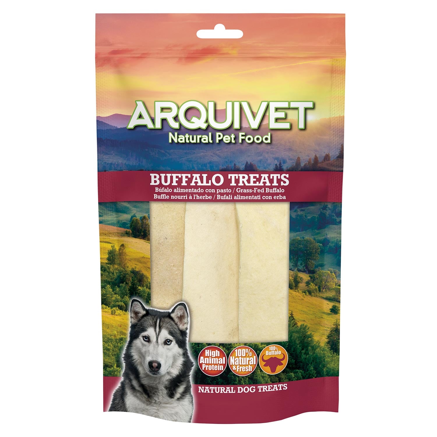 Piel de Búfalo – 80g – 12x4cm – 4 unidades