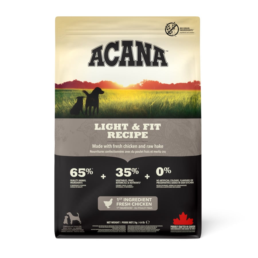 Acana Adult Light y Fit pienso para perros