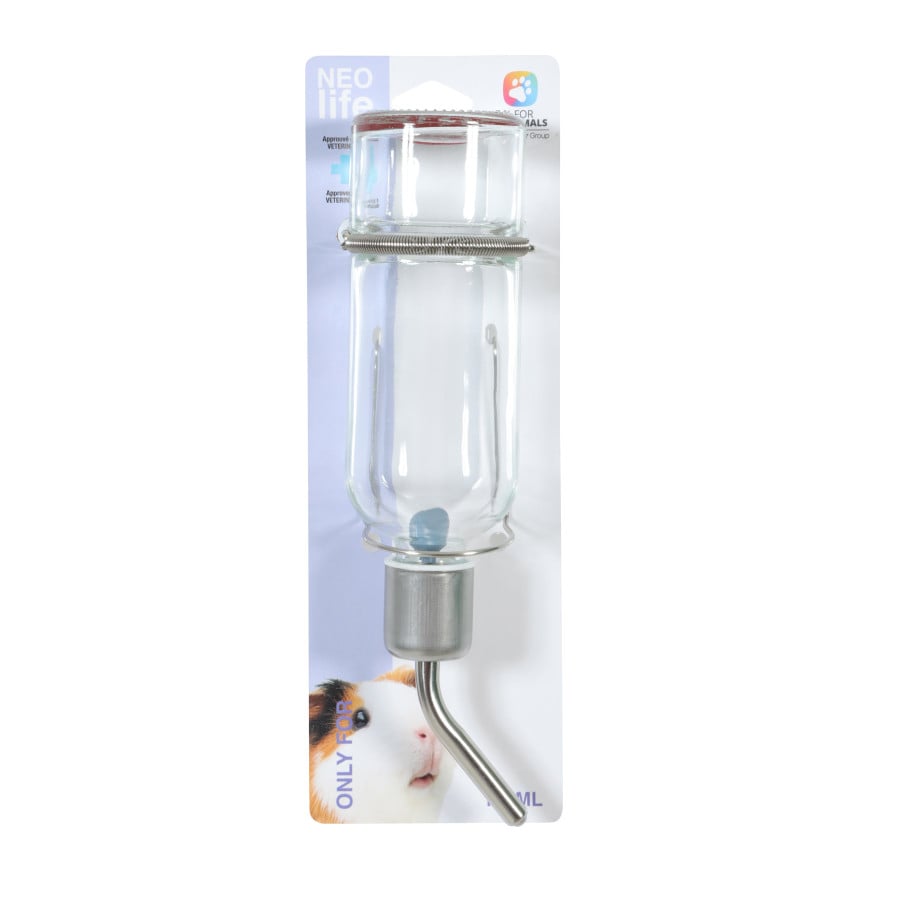 Zolux Neo life bebedero de vidrio para conejos y roedores