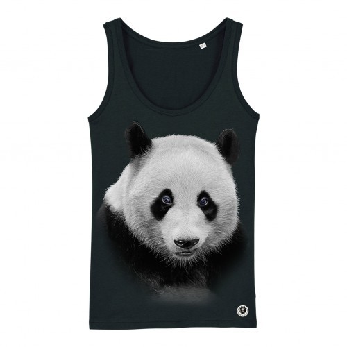 Camiseta de Tirantes Panda color Negro, , large image number null