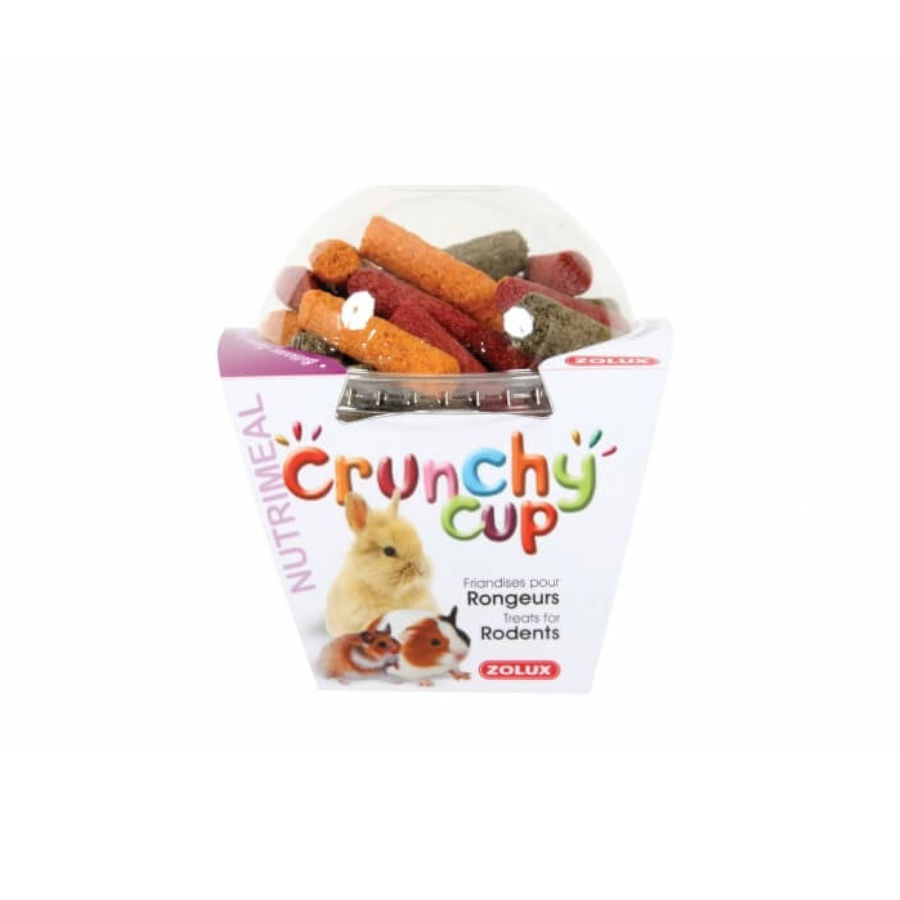 0.198 KG Zolux Crunchy Cup Alfalfa, Remolacha y Zanahoria para roedores