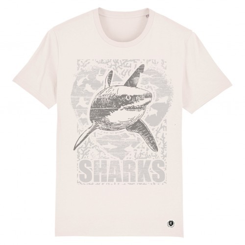 Camiseta Amor tiburón color Blanco, , large image number null