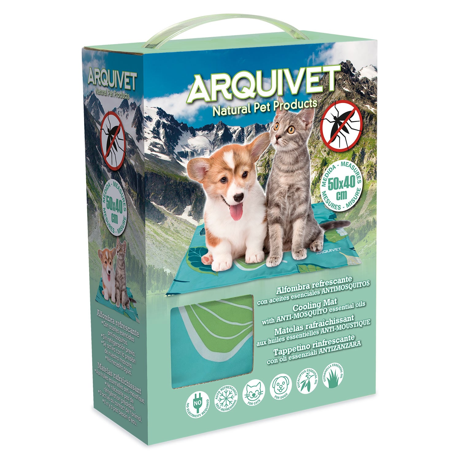 Alfombra Refrescante ANTIMOSQUITO para Perros y Gatos 40x50