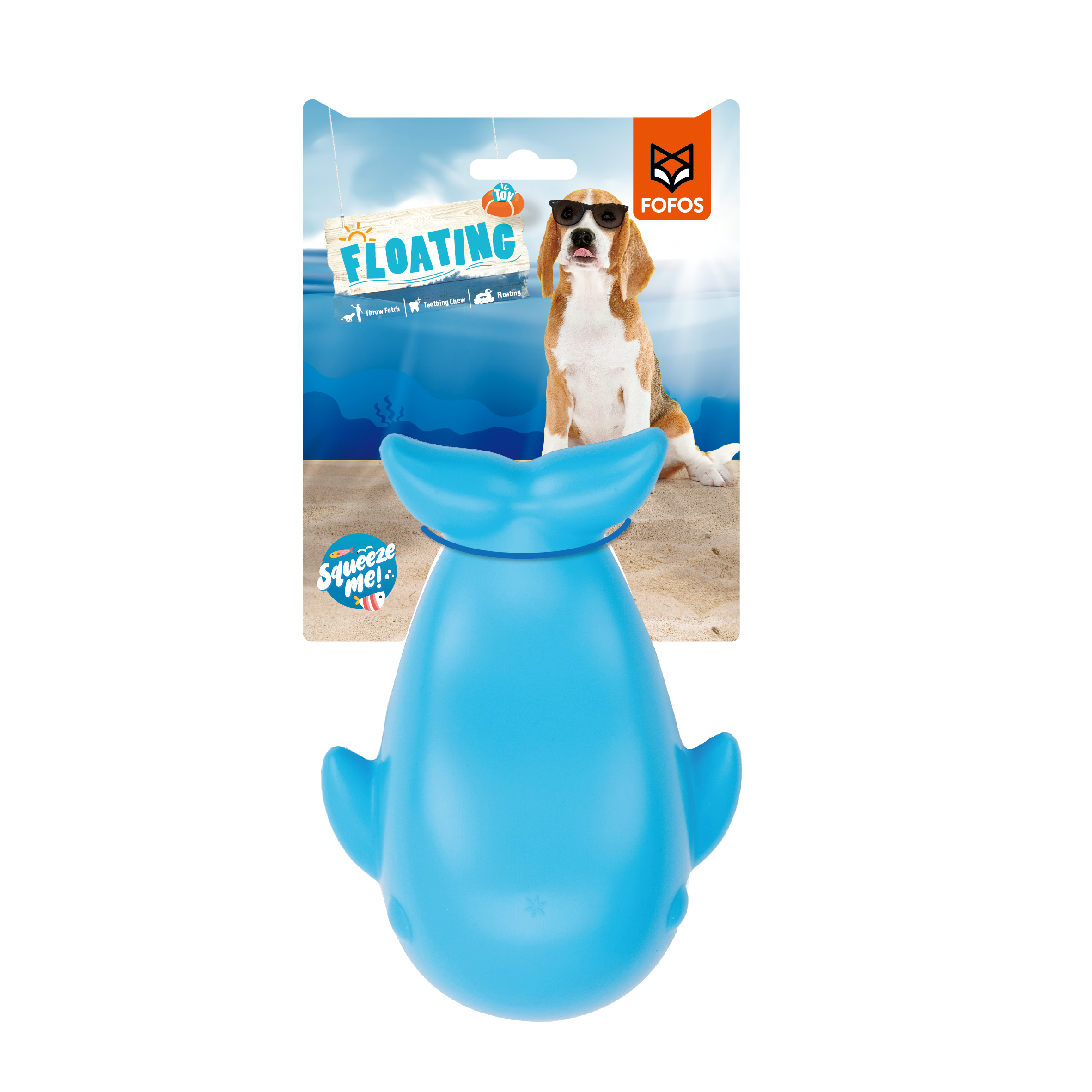 FOFOS | Delfín para Masticar Estridente  – Para Perro