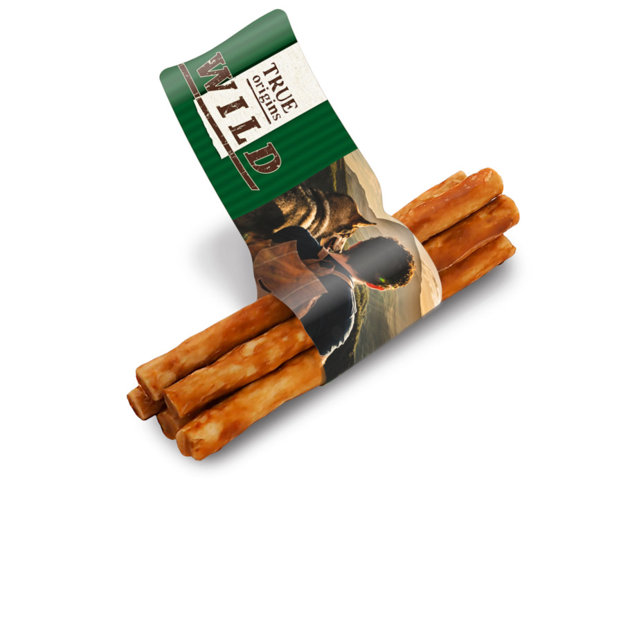 10 uds. x 12 cm True Origins Palos de Colágeno Naturales snack para perros ¡Pack ahorro!