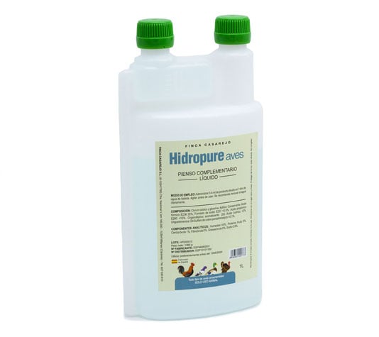 Hidropure – Mantiene Limpia el Agua de Bebida de Tus Animales – Bebederos Siempre limpios – 1 L