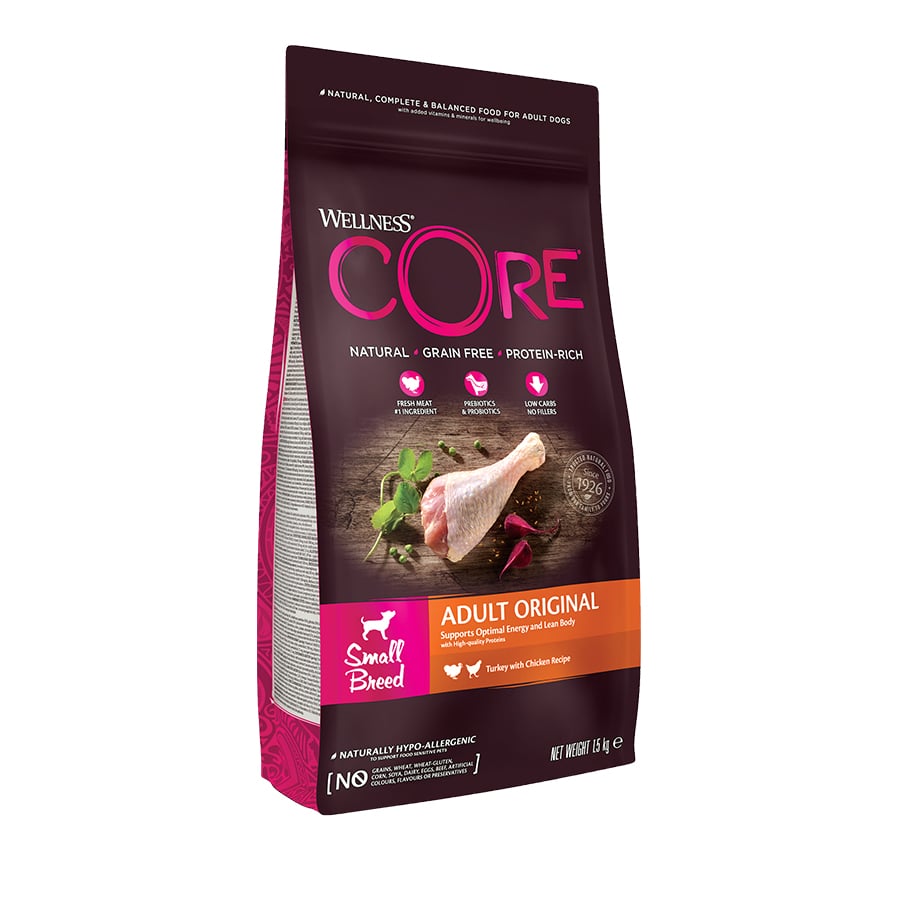 Wellness Core Adult Small Original Pavo y Pollo pienso para perros, , large image number null
