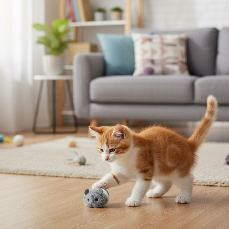 Tootoy! Ratón Interactivo con Zumbido para gatitos