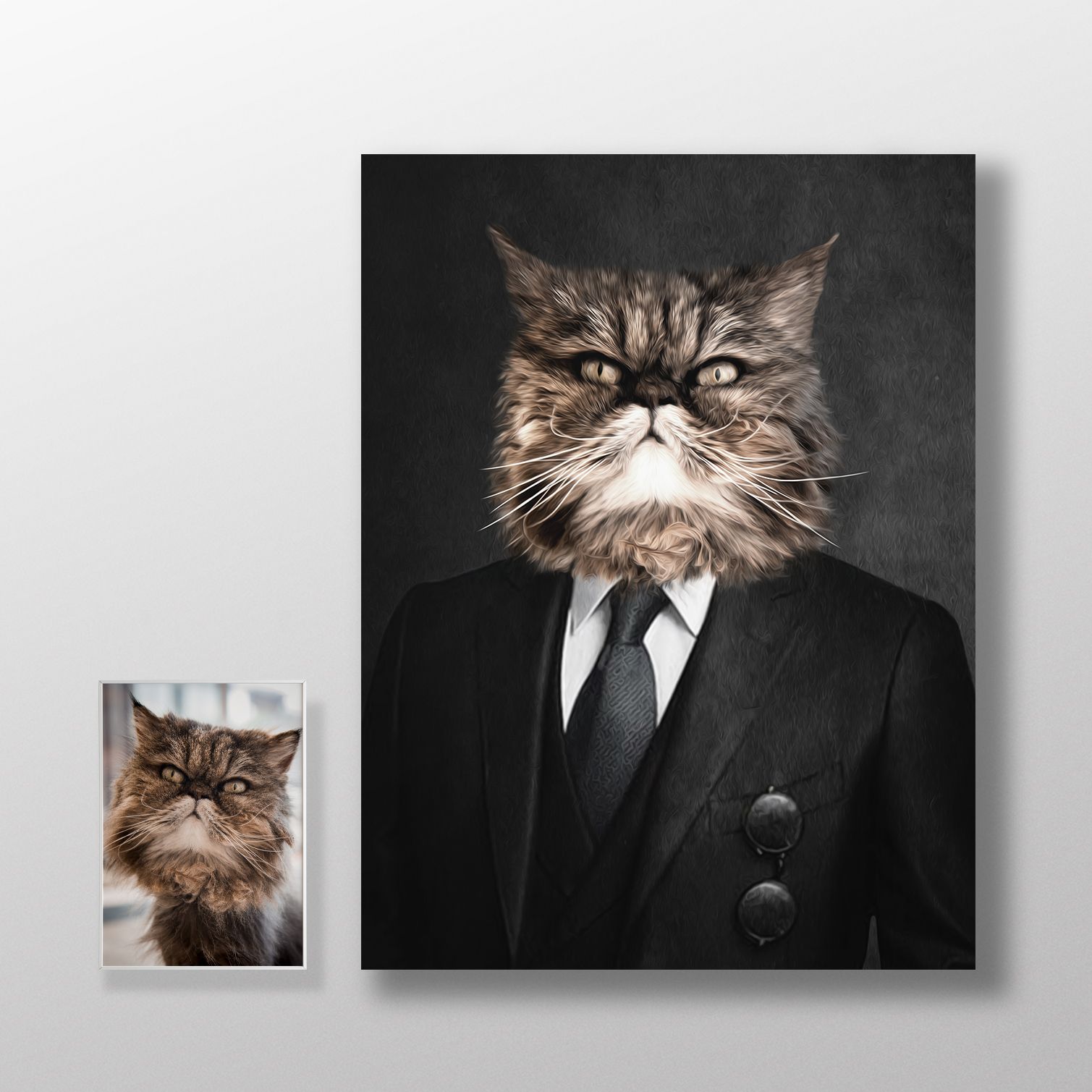 Pet Story Retrato Personalizado de Mascota Póster Galan