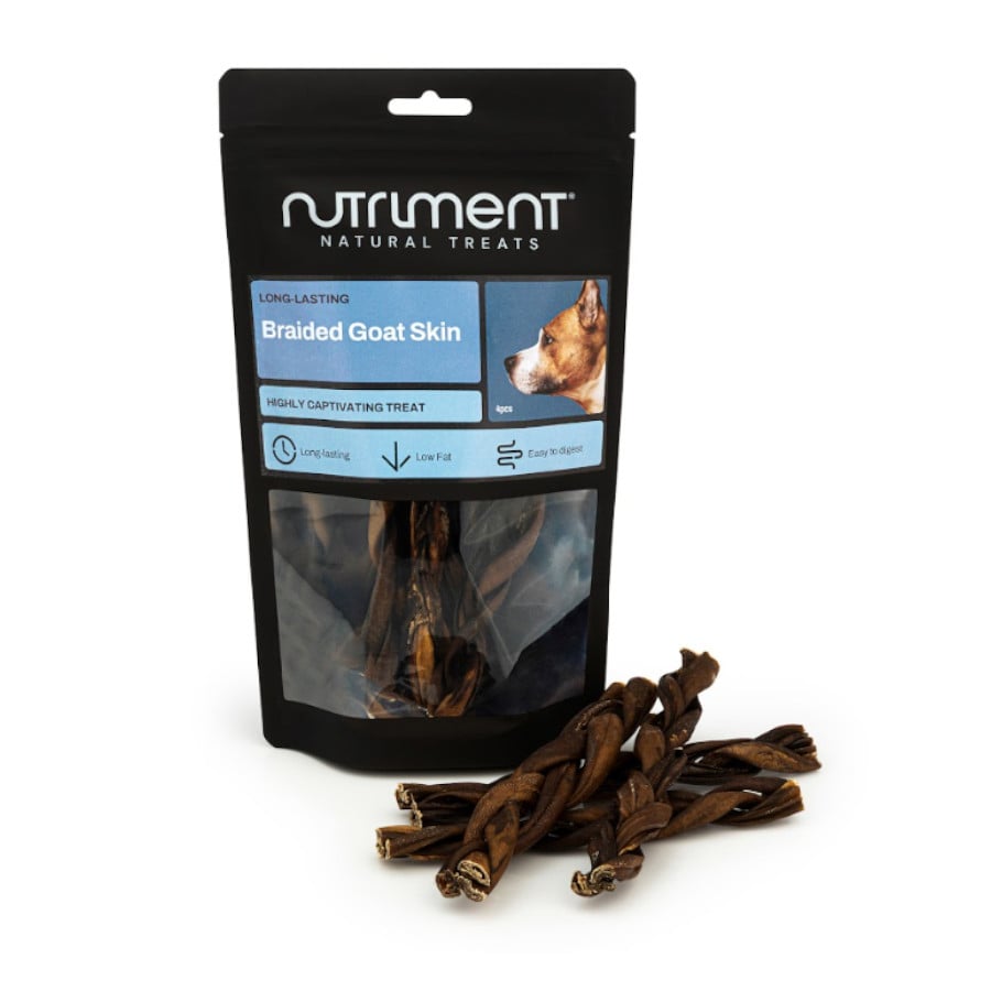 100 g Nutriment Barrita Trenza Cabra Snack para perros