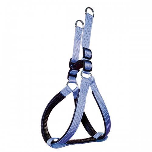 Arnés nylon liso para perros color Azul cielo