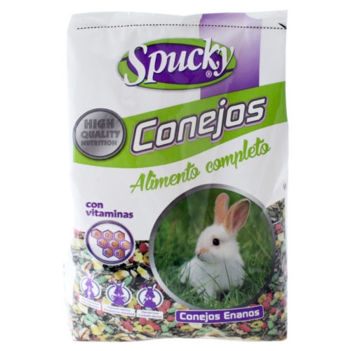 2 KG Spucky pienso para conejos enanos