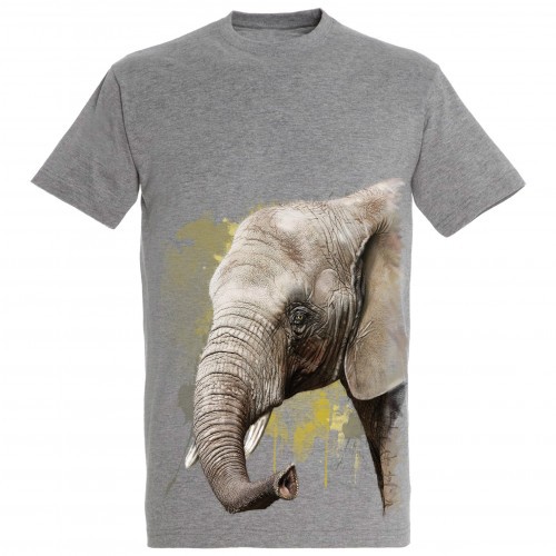 Camiseta Elefante color Gris, , large image number null