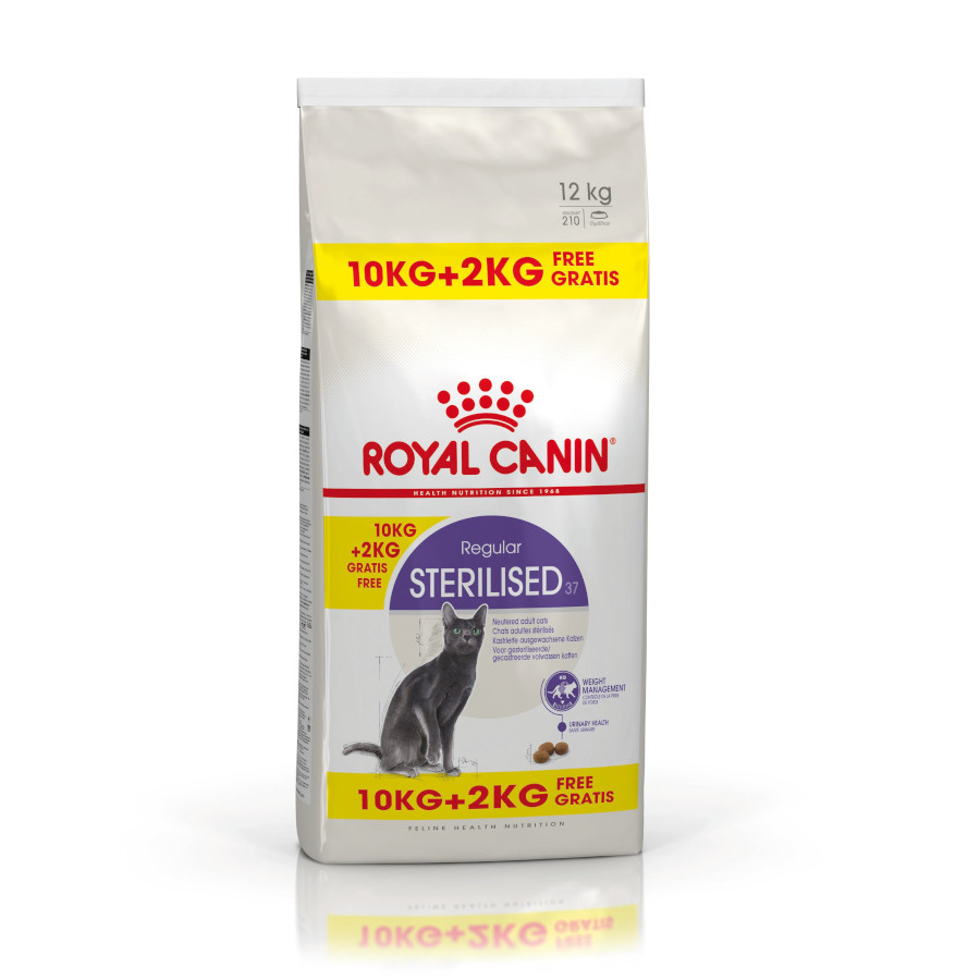 12 kg (10 kg ¡gratis!) Royal Canin Regular Sterilised 37