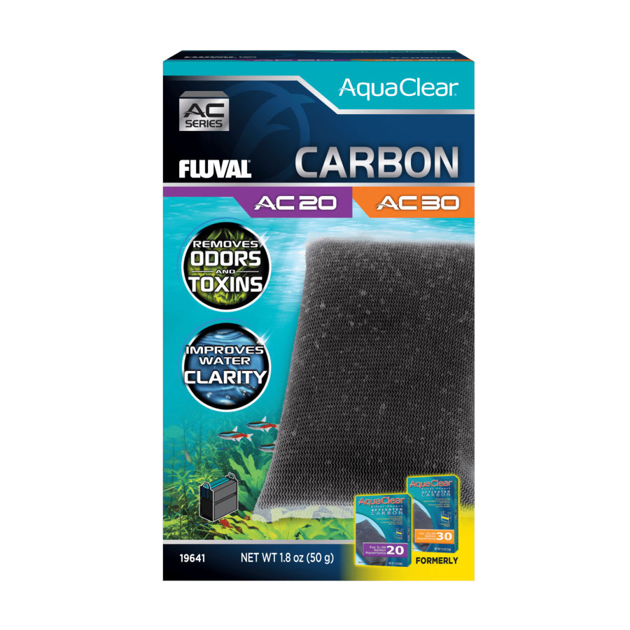 Fluval AquaClear AC Carbón Activo Bolsa para filtro de acuarios
