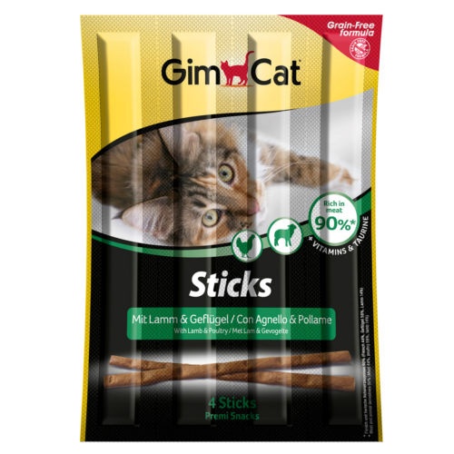 6 kg GimCat Palitos de cordero para gatos