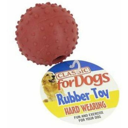 Pelota de juguete con relieve y cascabel para perros color Varios, , large image number null