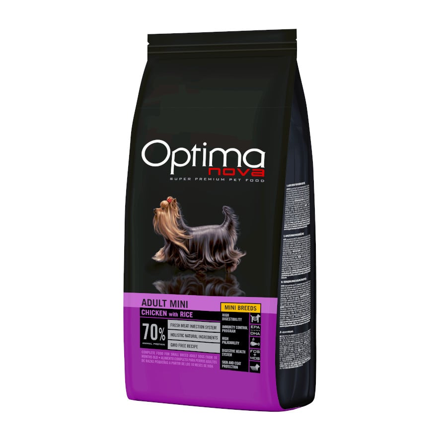 6 kg Optima Nova Adult Mini Pollo pienso para perros