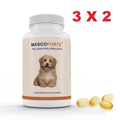 Promoción 3 x 2 Suplemento para la piel sana y pelo brillante para perros
