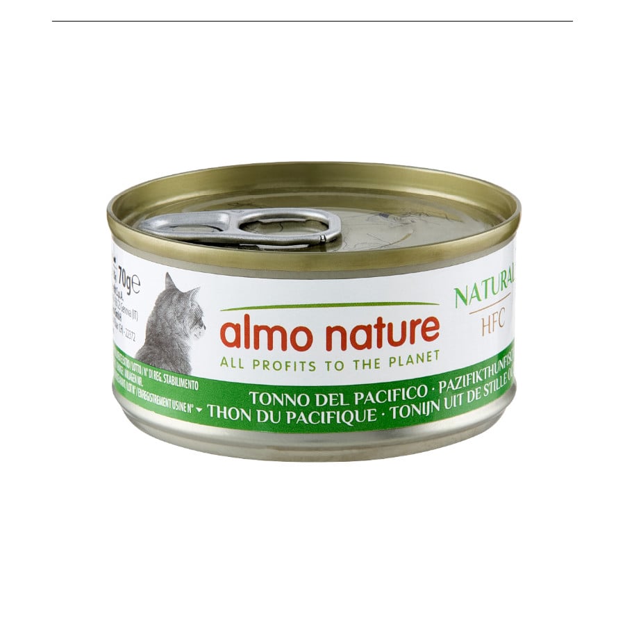 70 g Almo Nature HFC atún del Pacífico lata para gatos