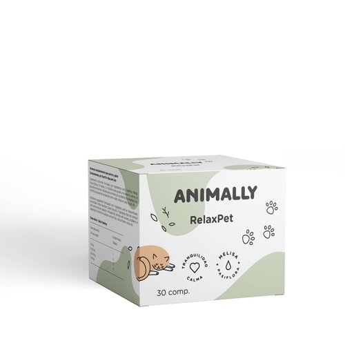 Animally complemento alimenticion relajante 30 unds. para gatos