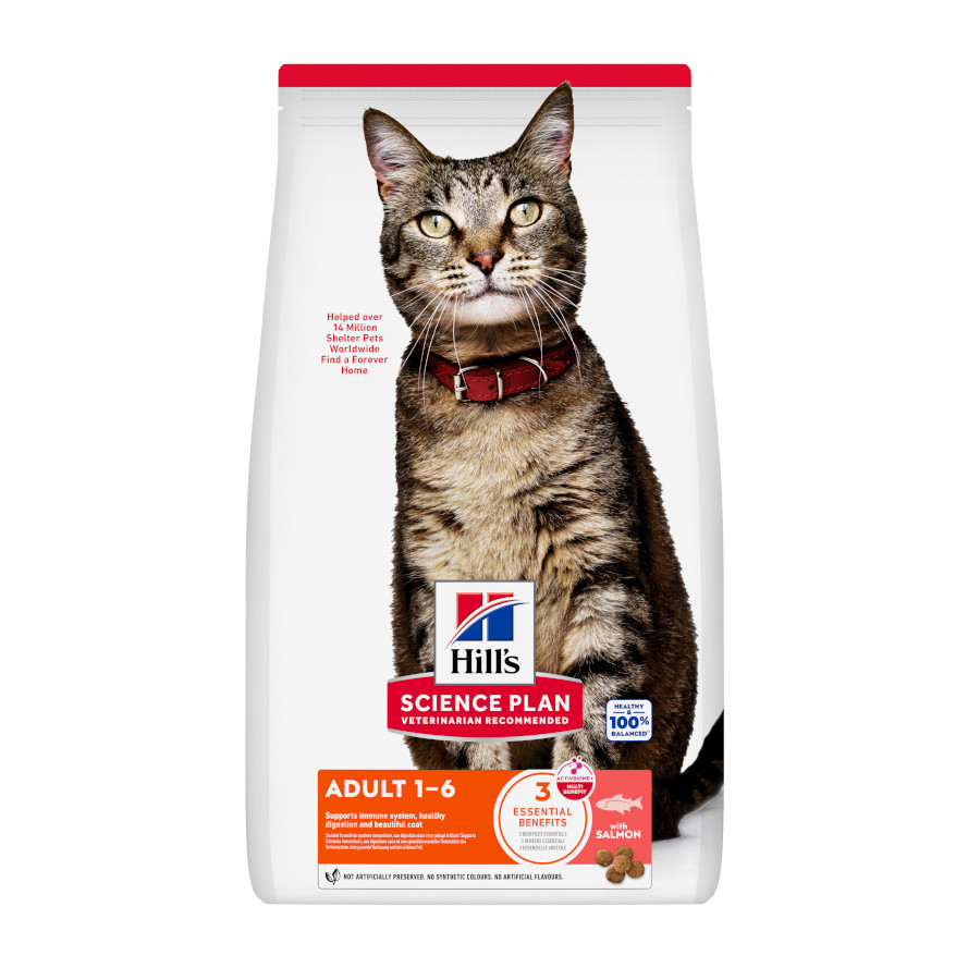 7 kg Hill’s Science Plan Adult Pienso Salmón para gatos