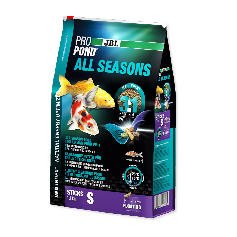 1.1 KG JBL ProPond All Seasons Palitos para peces de estanque